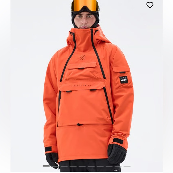 DOPE Other - DOPE Men's Bright Orange Ski Jacket